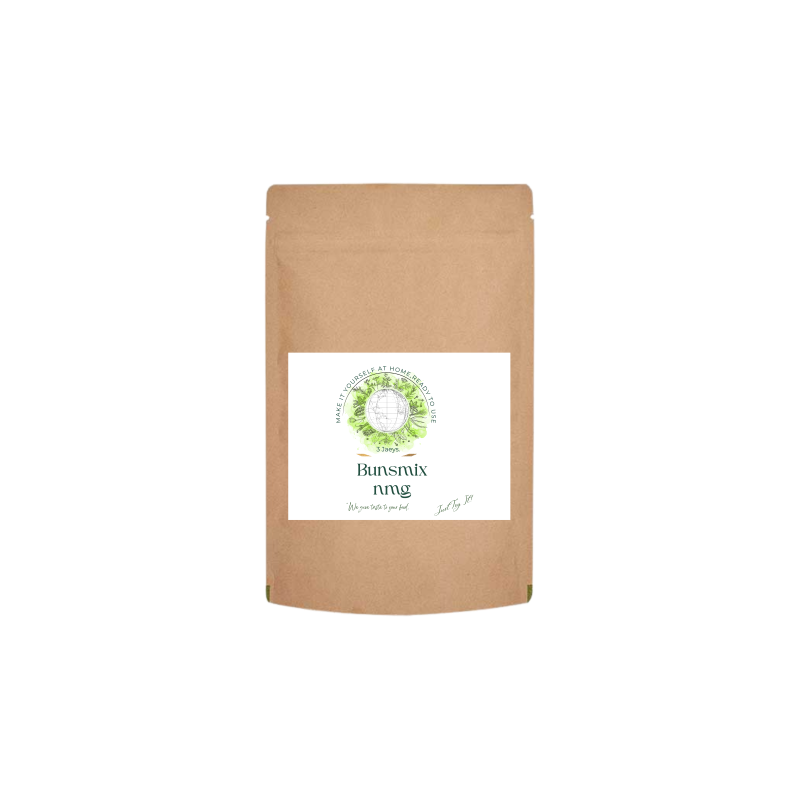 Buns Mix nmg- 250g | Premium quality, all-natural & vegan | contain high-quality flours and rich in valuable vitamins and fiber. Packed in reclosable bags
