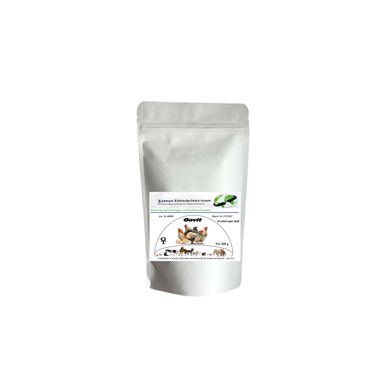 FB Govit – 200g |&nbsp;A water soluble powder for administration in poultry and other livestock through drinking water to aid growth and general performance in poultry and other livestock&nbsp;&nbsp;|( 200g govit