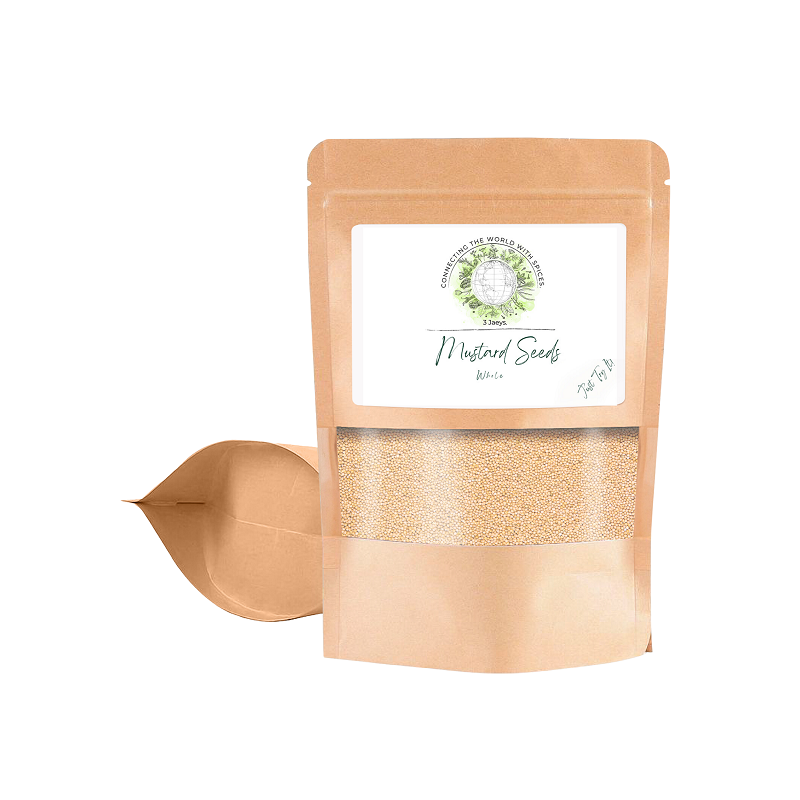 Mustard Seeds - 100g | Premium quality, all-natural &amp; vegan | Rich, spicy flavor perfect for seasoning meats, sauces, vegetables, stews, marinades, etc