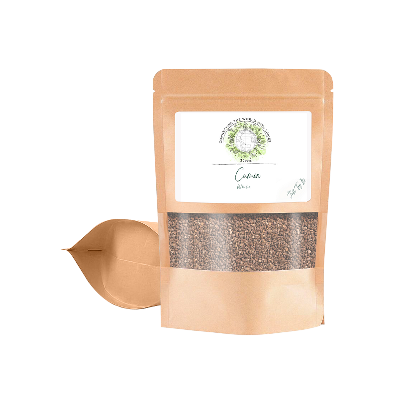 Cumin Seeds whole - 100g | Premium quality, all-natural &amp; vegan | Rich, spicy flavor perfect for seasoning meats, sauces, vegetables, stews, marinades, etc.