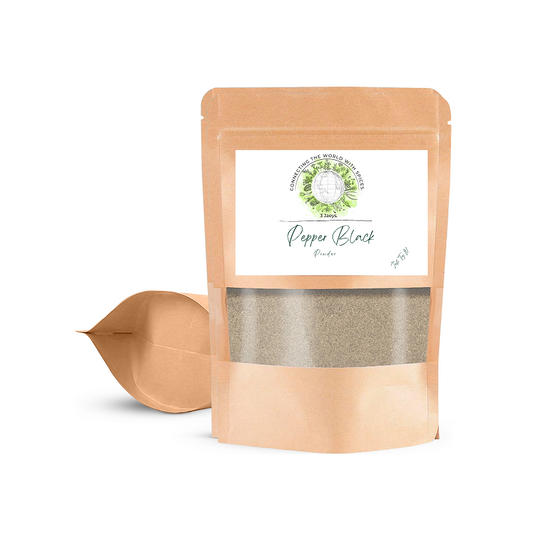 Pepper Black Powder- 100g | Premium quality, all-natural &amp; vegan | whole black peppercorns, freshly grounded. Rich, spicy flavor perfect for seasoning meats, sauces, salads, stews, marinades, desserts. Whether you're preparing Caribbean, Middle Eastern, or European cuisine, our Black Pepper Powder brings authentic, bold flavor to your kitchen.|

Pepper Black Powder- 100g |