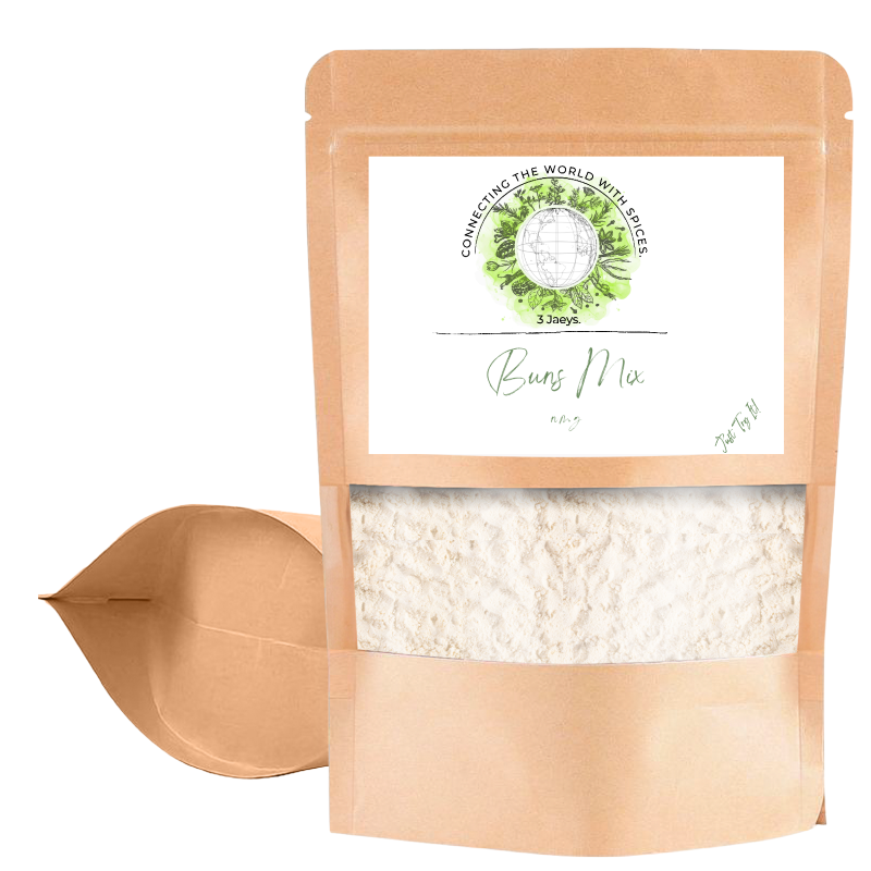 Buns Mix nmg- 250g | Premium quality, all-natural &amp; vegan | contain high-quality flours and&nbsp; rich in valuable vitamins and fiber. Packed in reclosable bags
