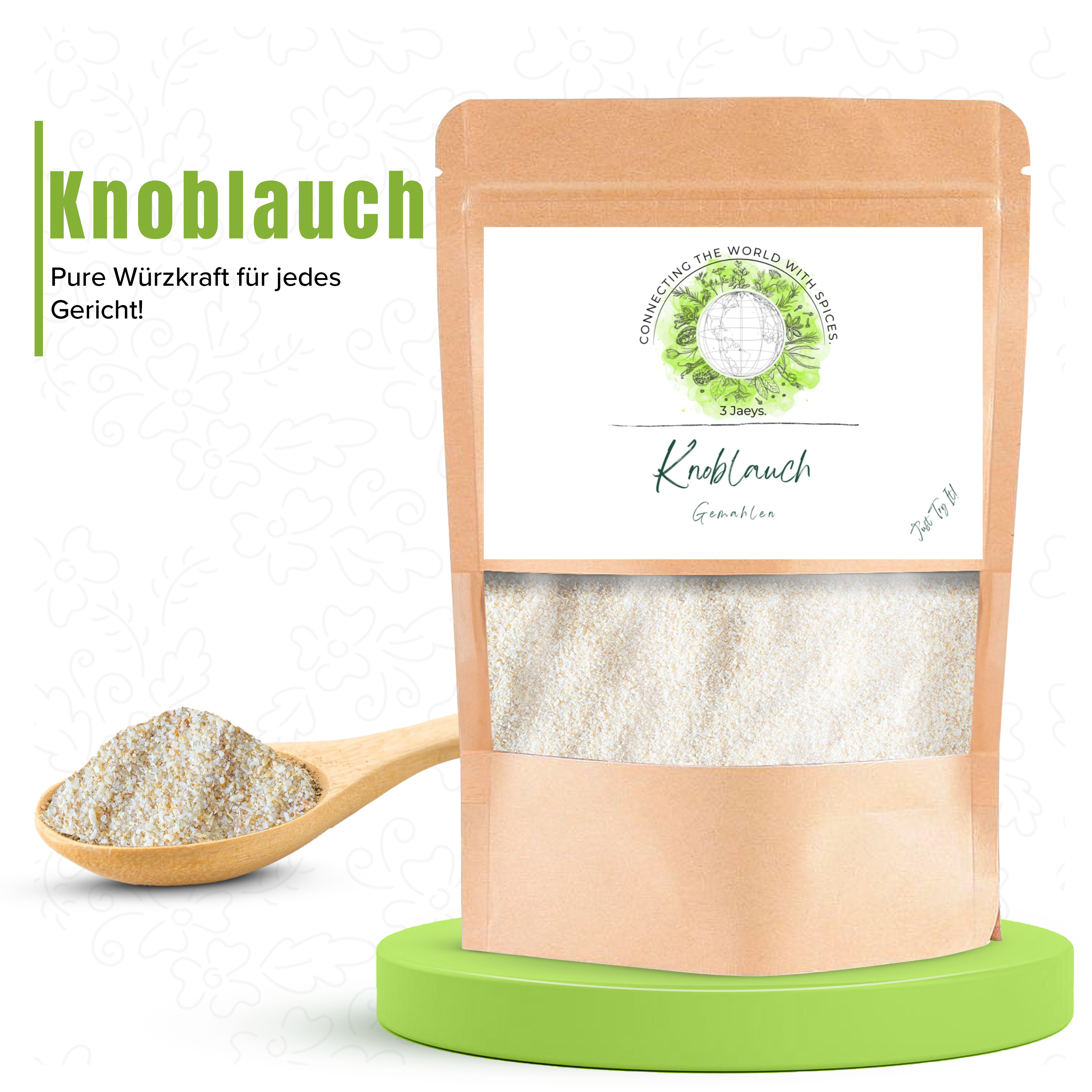 Garlic Powder – 100g | Premium quality from certified organic farming | 100% natural & vegan | Ideal for sauces, dressings, Asian dishes & more 