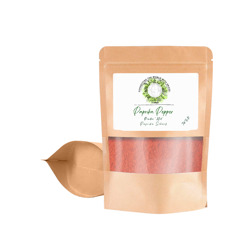 Paprika Pepper Powder Hot- 100g | Premium quality, all-natural &amp; vegan | Rich, spicy flavor,hot perfect for seasoning meats, sauces, vegetables, stews, marinades, etc. Whether you're preparing Caribbean, Middle Eastern, or European cuisine, our Paprika Powder brings authentic, bold flavor to your kitchen.|

Paprika Pepper Powder Hot- 100g |