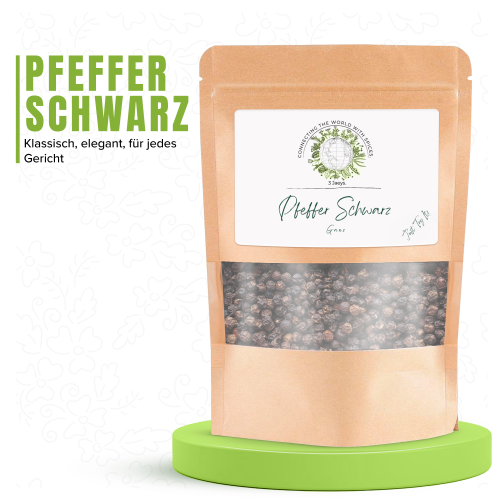 Premium Pepper Black Whole (Minimum Order 5 Bags)