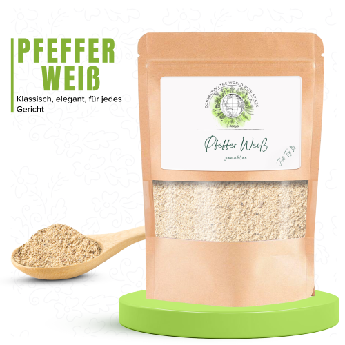 Premium Pepper White Powder (Min Order 5 Bags)