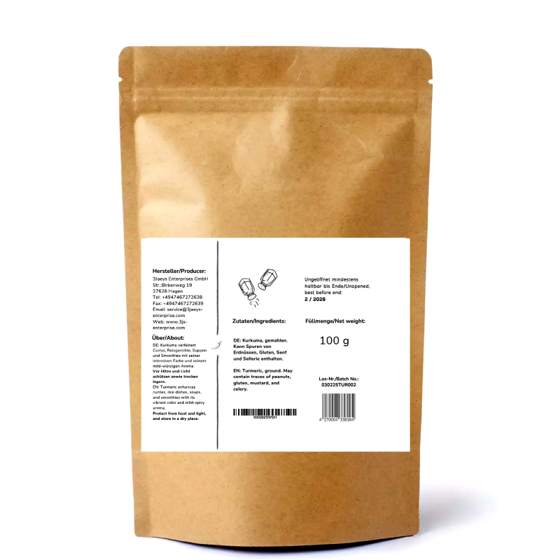 Premium Turmeric Powder-100g/Bag ( Minimum Order 5 Bags)