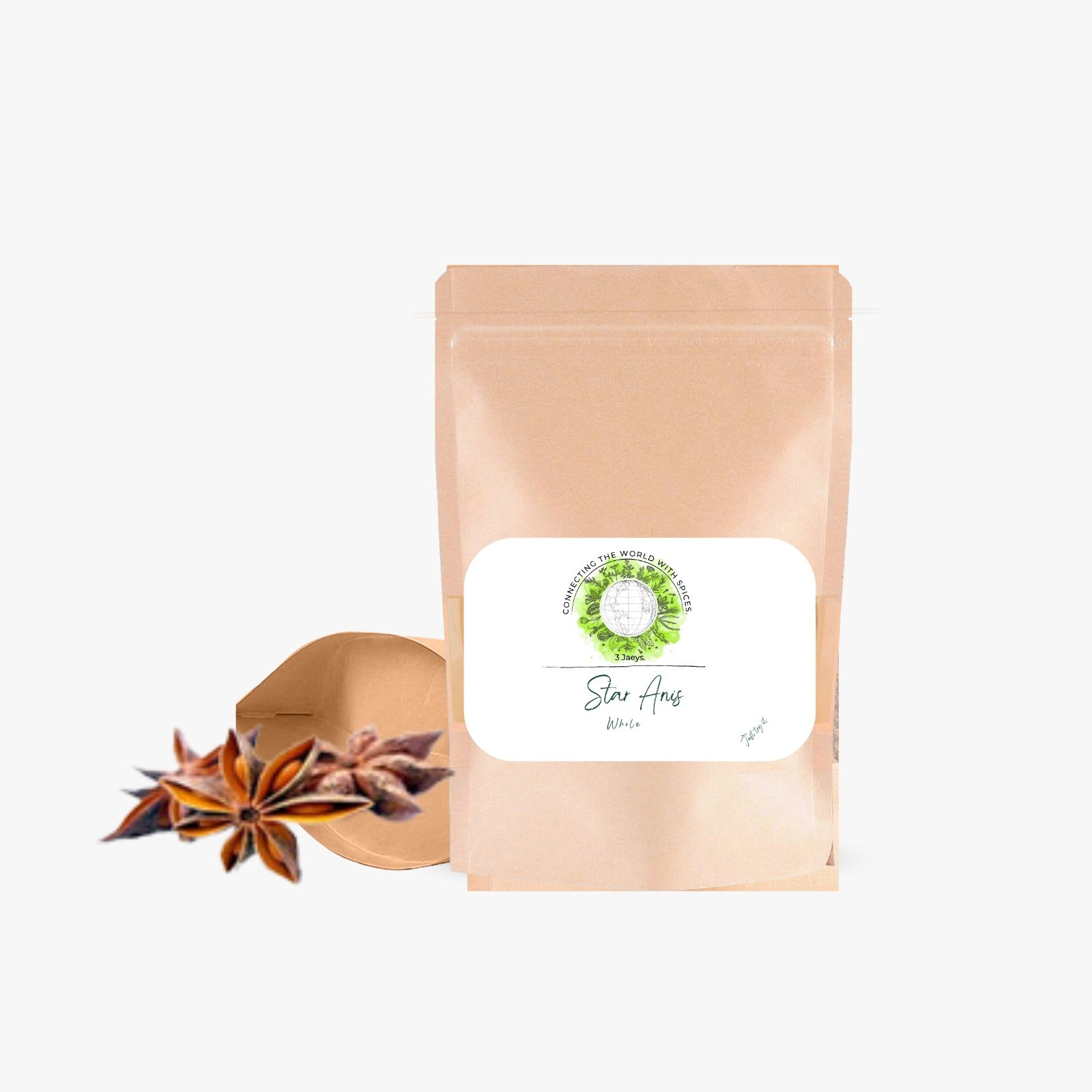 Premium Star Anis Whole (Minimum Order 10 Bags)